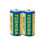 Батарейка TOSHIBA R14 C KG синяя shrink 2