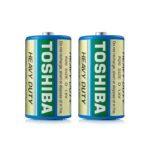 Батарейка TOSHIBA R20 D shrink 2