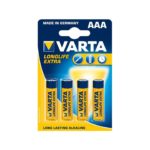 Батарейка VARTA LR03 4103 AAA EXTRA LongLife blist 4 (3196225)