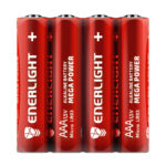 Батарейка ENERLIGHT LR3 AAA MEGA POWER shrink4
