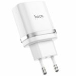 Hoco C12Q Smart 1USB/3A/18W/QC3.0 White (без кабеля)