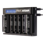 XTAR MC6 1-6 элементов Li 2xUSB 14500-32650 0
