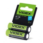 Батарейка Videx LR6 AA alkaline blist 2