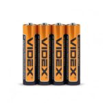 Батарейка Videx R03 AAA shrink 4