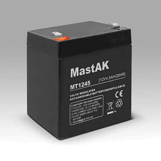 Кислотный аккумулятор Mastak MT1245
