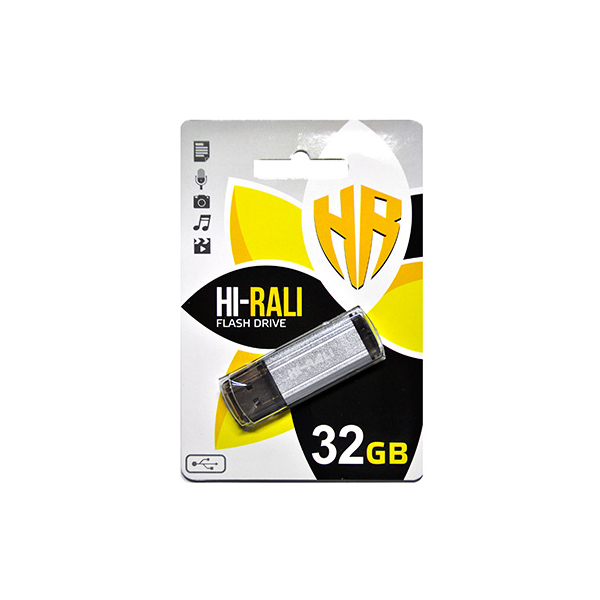 Флешка HI-RALI 32 ГБ Stark series Silver (56315562)