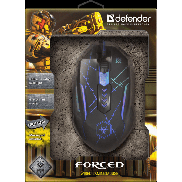DEFENDER Forced GM-020L 6 кн 3200dpi (56321204)