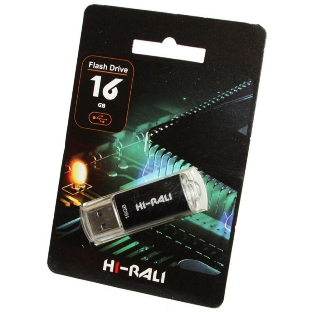 Флешка HI-RALI 16 ГБ USB 3.0 Rocket series Black (56314664)