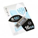 Флешка Hi-Rali 16GB 3.0 Rocket silver