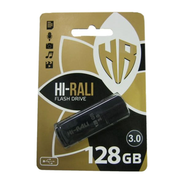 Флешка Hi-Rali Rocket 128 GB USB 3.0 black (56319208)
