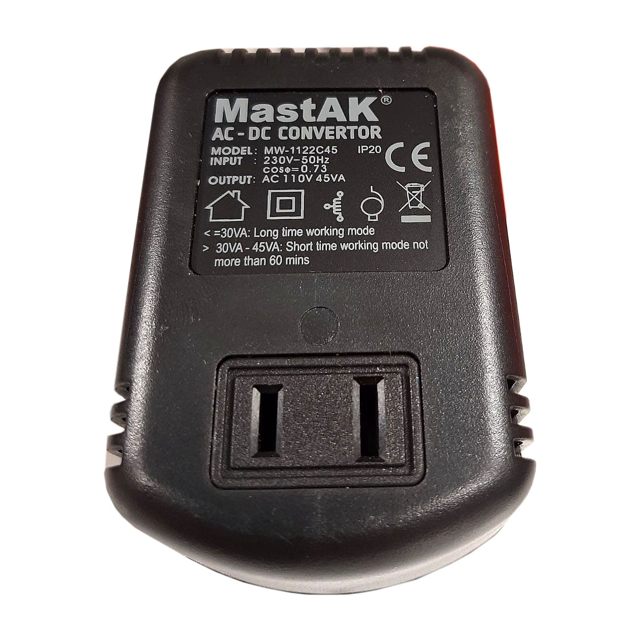 Инвертор Mastak MW-1122C45 (45W 220 – 110V) (56319592)