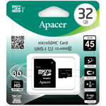 Карта пам'яті APACER 32 ГБ Micro SD Класс 10 + адаптер