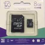 Карта пам'яті T&G 8 ГБ Micro SD Класс 10 + адаптер