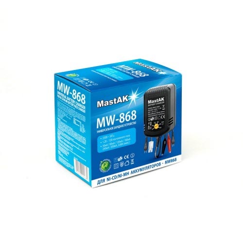 MASTAK MW-868 для Ni-Cd/Ni-Mh аккумуляторов от 1.2V до 12V (56309555)