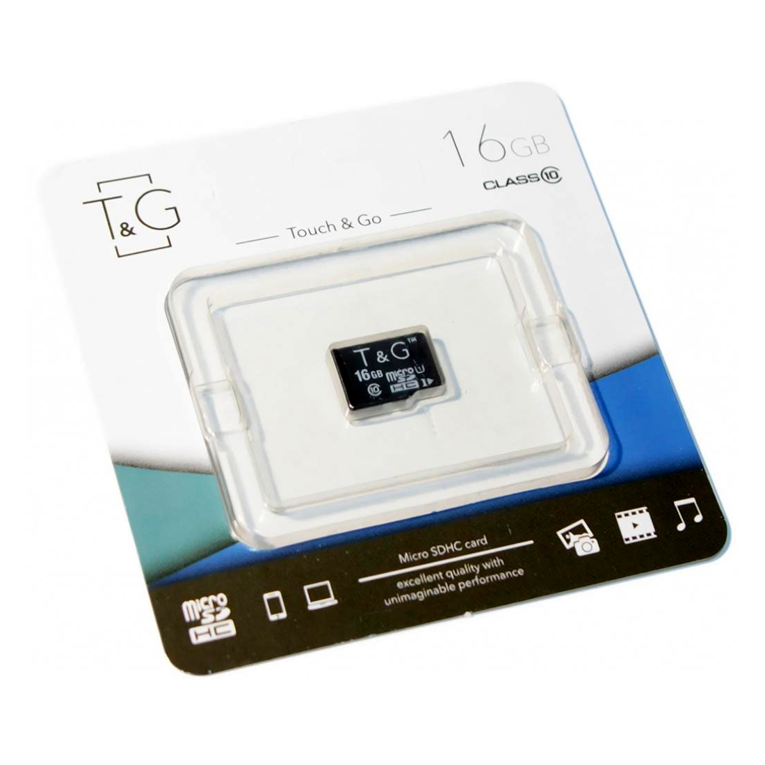 Карта пам’яті T&G micro SDHC 16 ГБ Сlass 10 без адаптера (56312839)