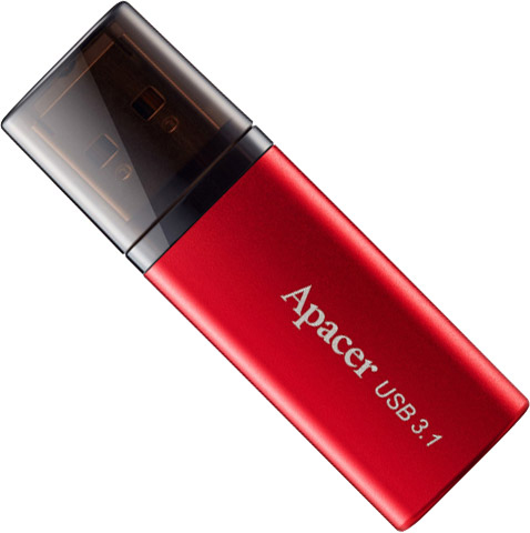 Флешка APACER АН25B 64 ГБ USB 3.1 Red (56315666)