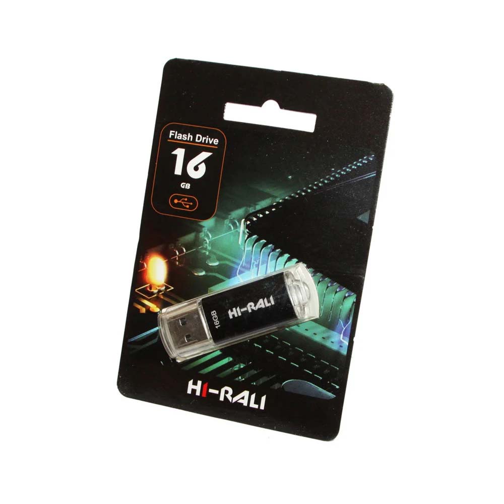 Флешка Hi-Rali Rocket 16 GB USB 3.0 black (56319209)