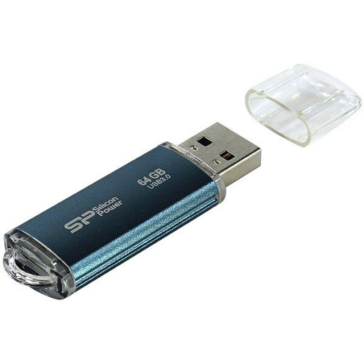 Флешка SILICON POWER MARVEL M01 64 GB USB 3.0 Blue (56319573)
