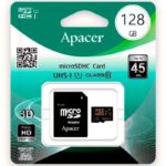 Карта пам'яті APACER Micro SD 128 GB Class 10 з SD адаптером
