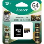 Карта пам'яті APACER Micro SD 64 GB class10