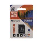 Карта пам'яті micro SD Mibrand 32 ГБ class 10 aдаптер