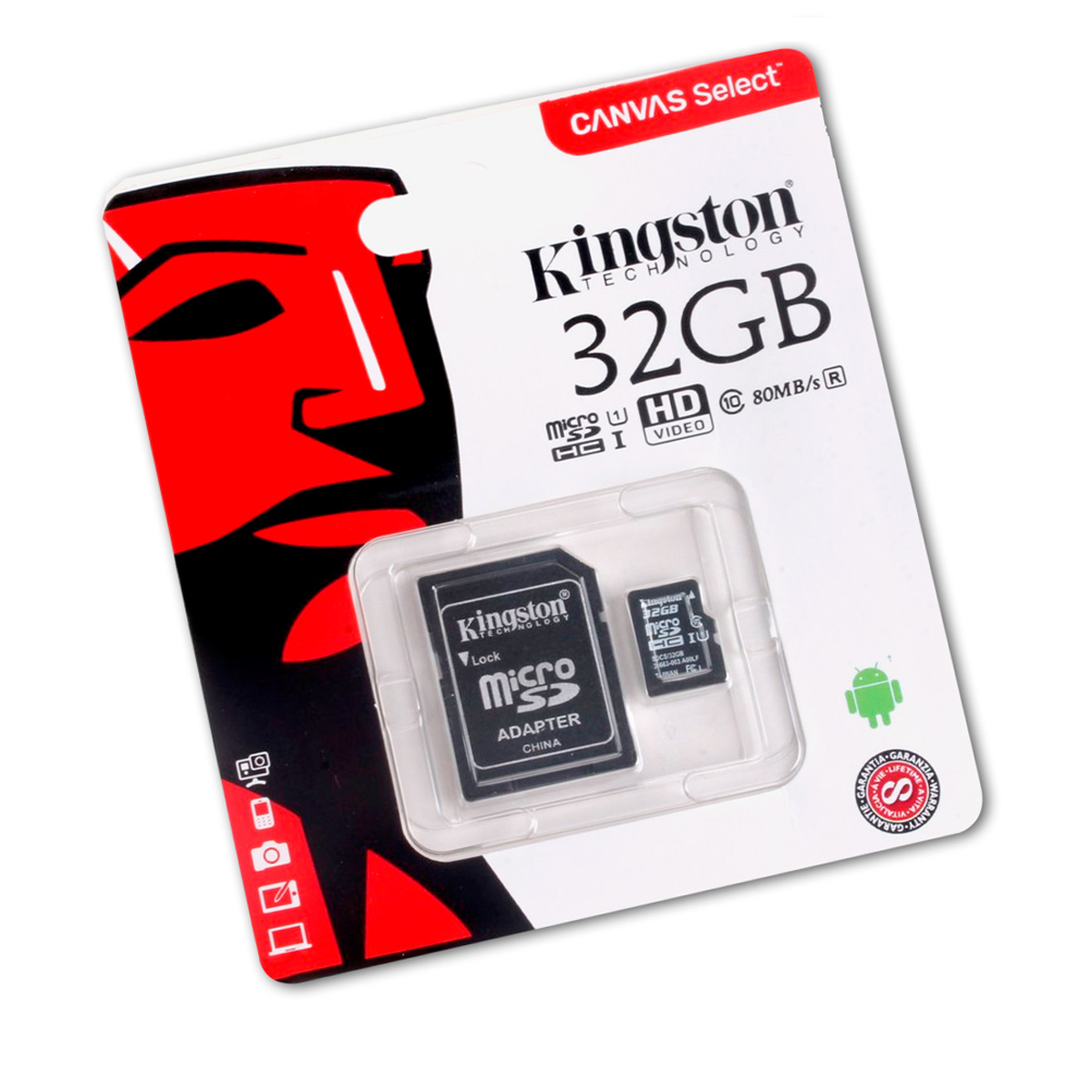 Карта пам’яті KINGSTON 32 ГБ Micro SD Класс 10 + адаптер (56303818)