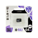 Карта пам'яті HI-RALI micro sd 64 ГБ Сlass 10