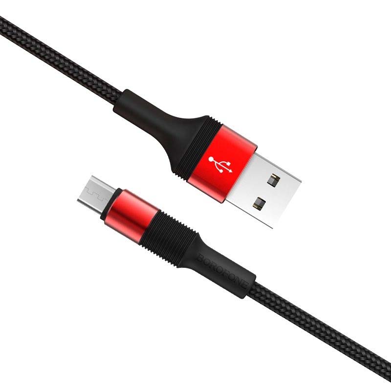 BOROFONE BX21 Outstanding USB AM – Micro 2.4A 1m red (56319037)