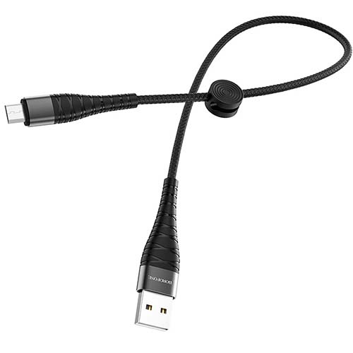 BOROFONE BX32 Munificent USB AM – Micro 2.4A 1m black (56319044)