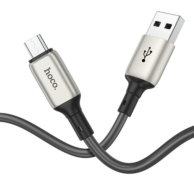 HOCO X66 USB AM на Micro 1м Gray (56320332)