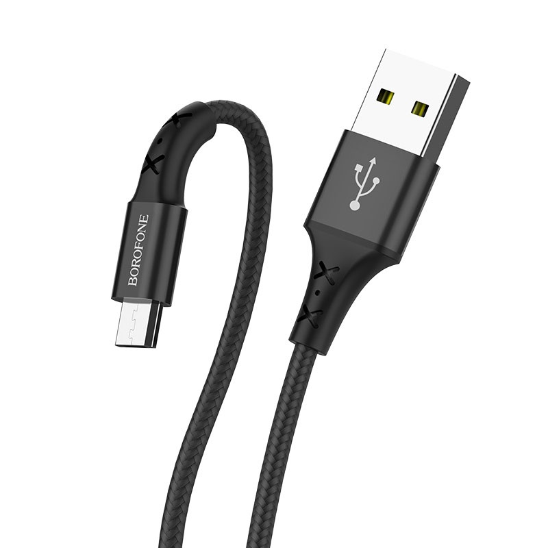 BOROFONE BX20 Enjoy USB AM на Micro 2A 1m black (56319458)
