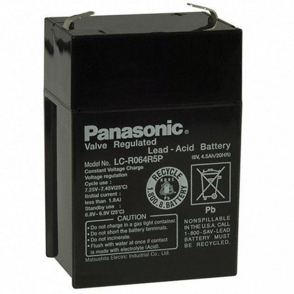 PANASONIC LC-R064R5P 6V 4.5Ah (LC-R064R5P)