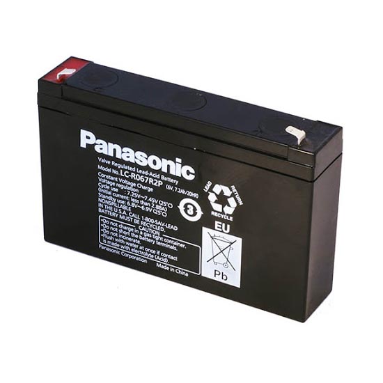 PANASONIC LC-R067R2P 6V 7.2 Ah (LC-R067R2P1)