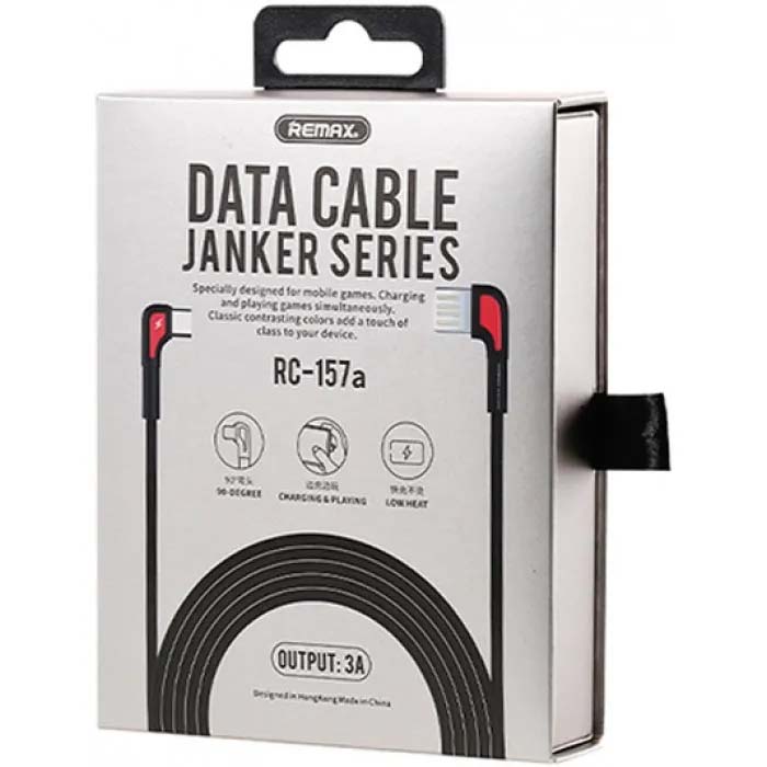 Remax Janker Cable RC 157a USB AM – type c 3А 1м black (56319149)
