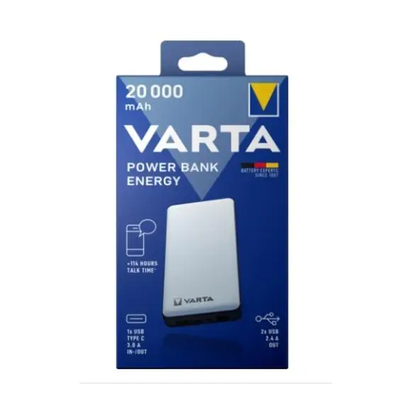 VARTA 20000mAh 3.0A USB 2.4A 57978 (56321228)