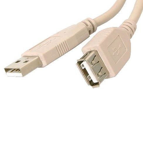 ATCOM USB AM – USB AF 5.0м white 4717 (56313640)