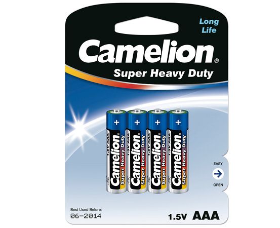 Батарейка CAMELION R03 AAA blist 4 blue (6105199)