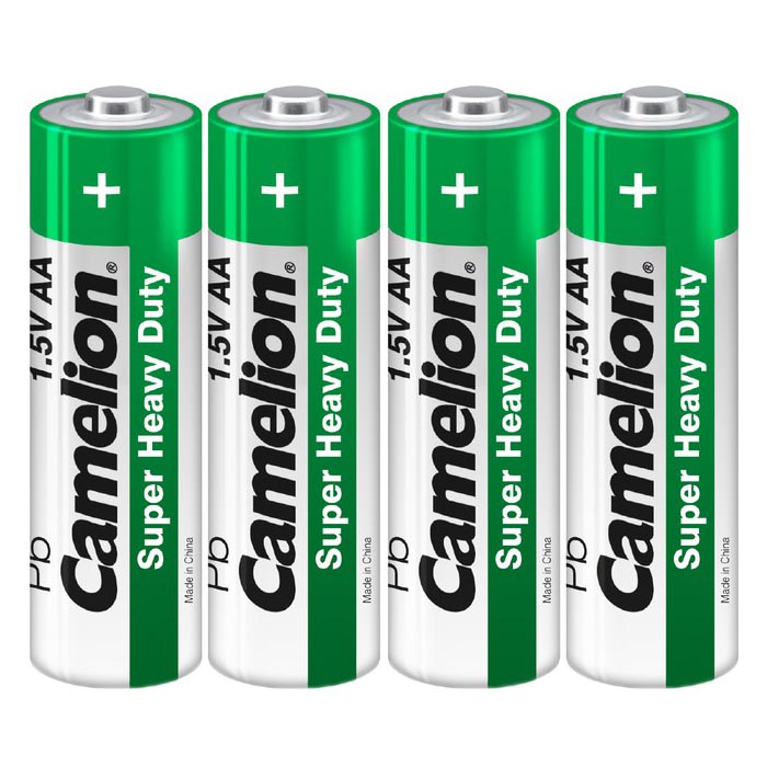 Батарейка CAMELION R6 AA 4 Shrink green (5876741)