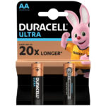 Батарейка DURACELL AA LR06 MX1500 ULTRA 2 шт