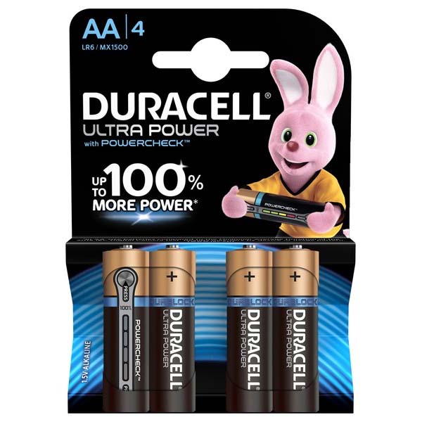 Батарейка DURACELL LR06 AA MX1500 ULTRA blist 4 (56317293)