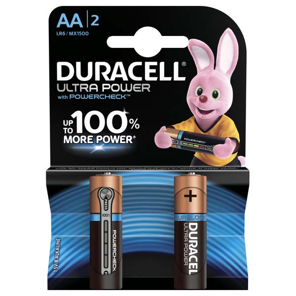 Батарейка DURACELL LR06 AA MX1500 ultra blist 2 (56315893)