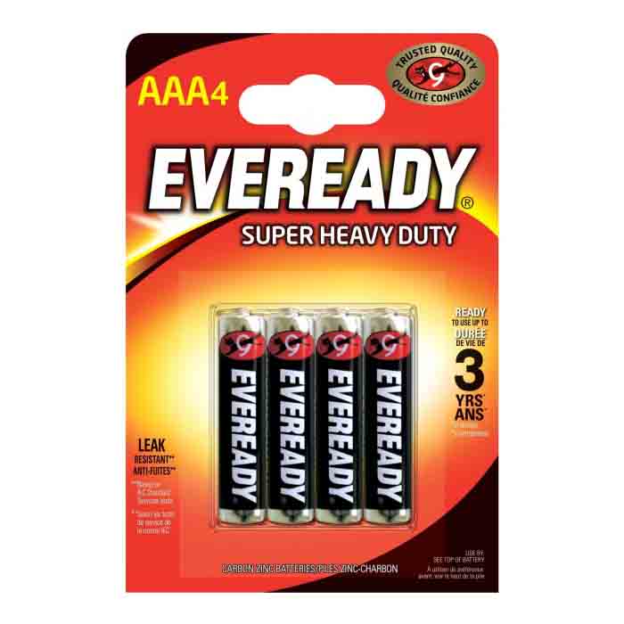 Батарейка ENERGIZER AAA R3 Eveready Super Heavy Duty blist 4 (56319335)