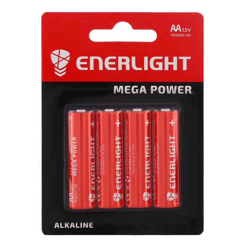 Батарейка ENERLIGHT LR6 AA MEGA POWER BL4 (56318205)