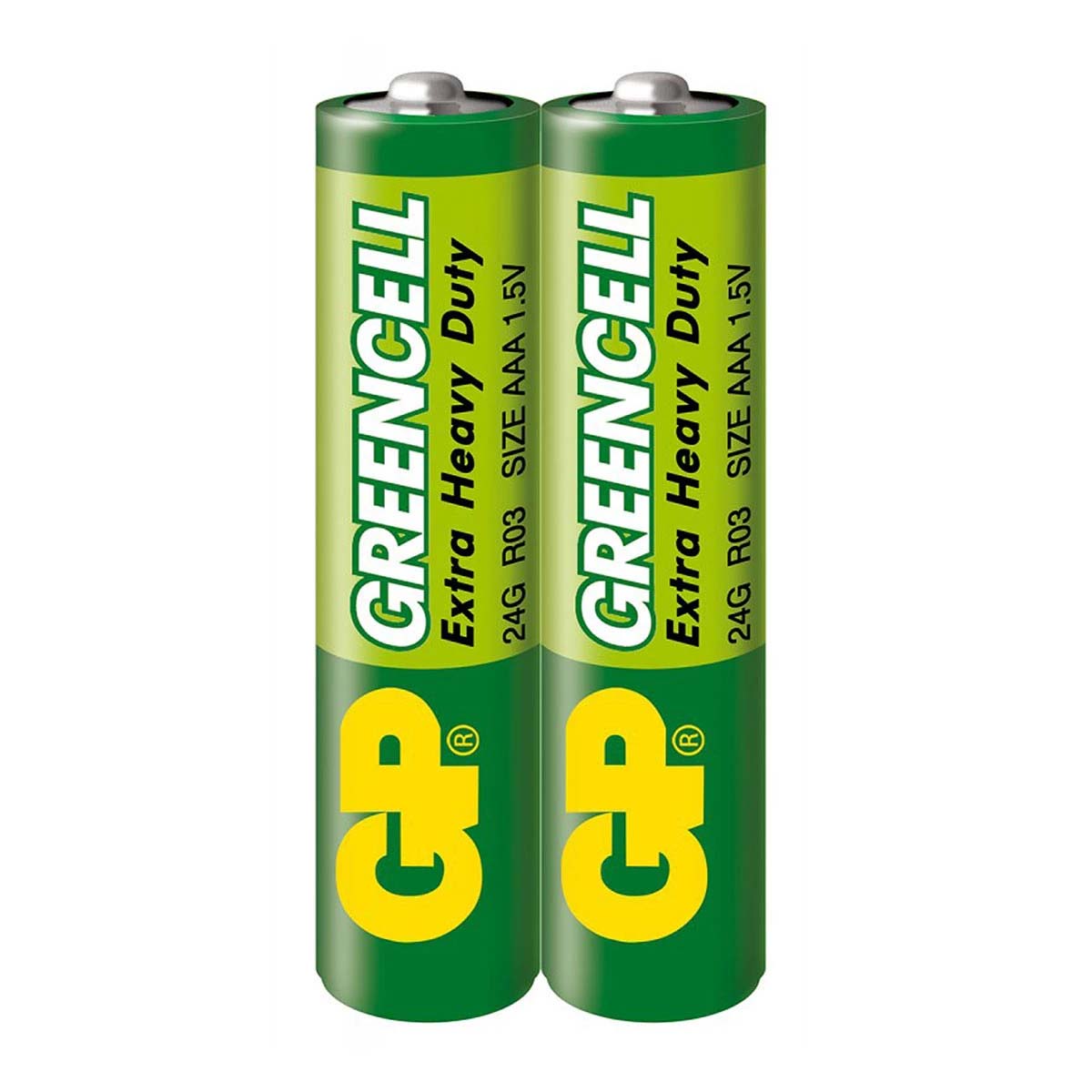 Батарейка GP R03 AAA 24GS2 Greencell shrink 2 (5723149)