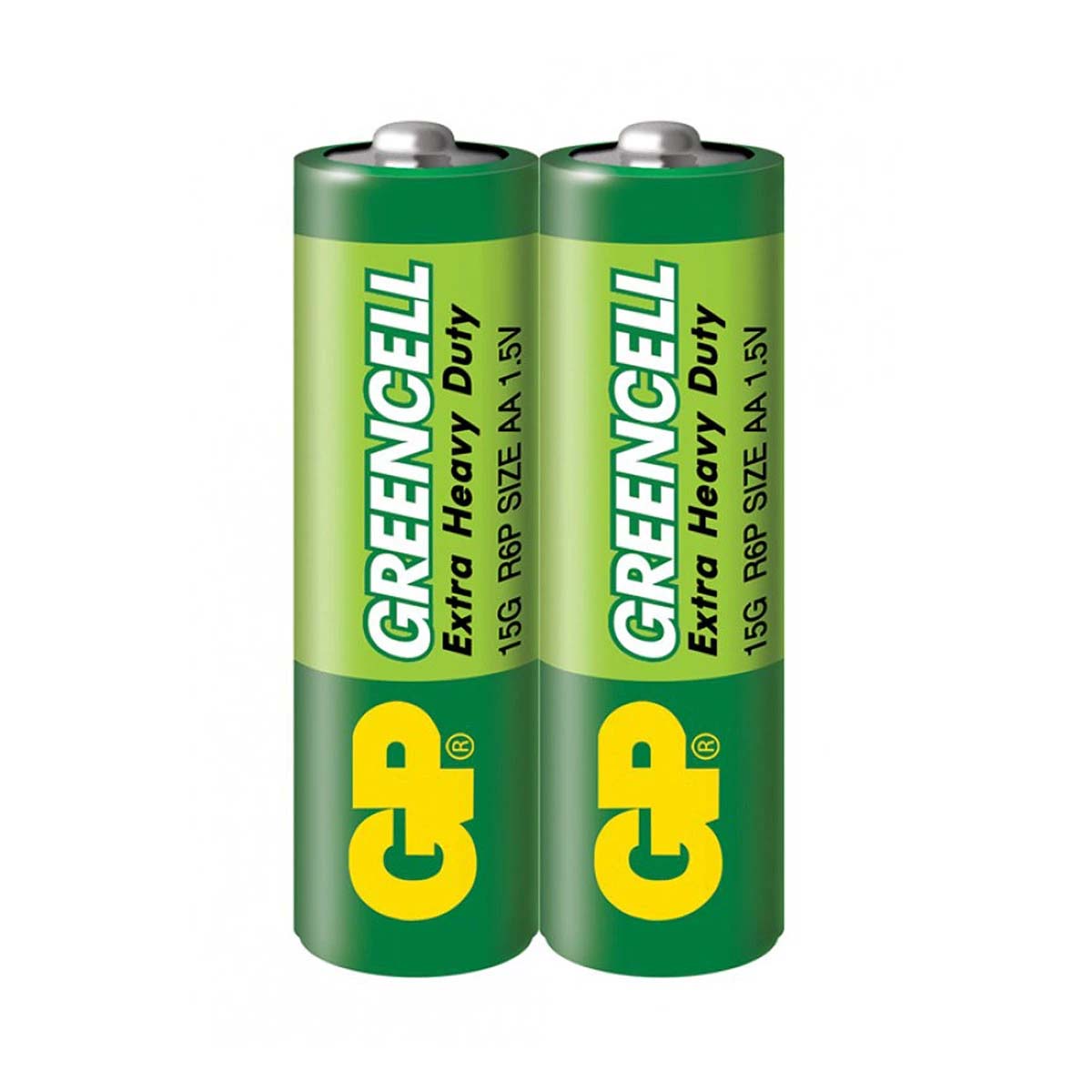 Батарейка GP R6 AA 15GS2 Greencell shrink 2 (5723151)