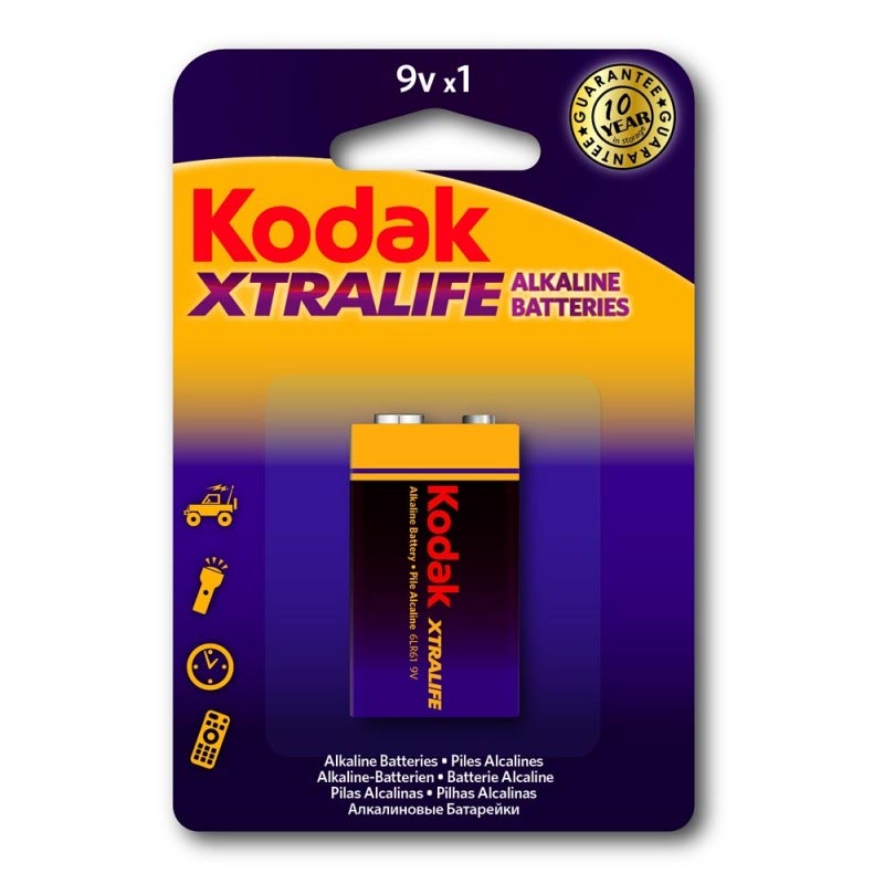 Батарейка KODAK 6LR61 крона XtraLife (32437)