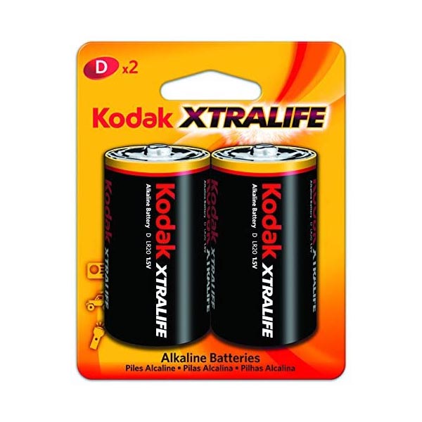 Батарейка KODAK LR20 D XtraLife 2 шт (30047)