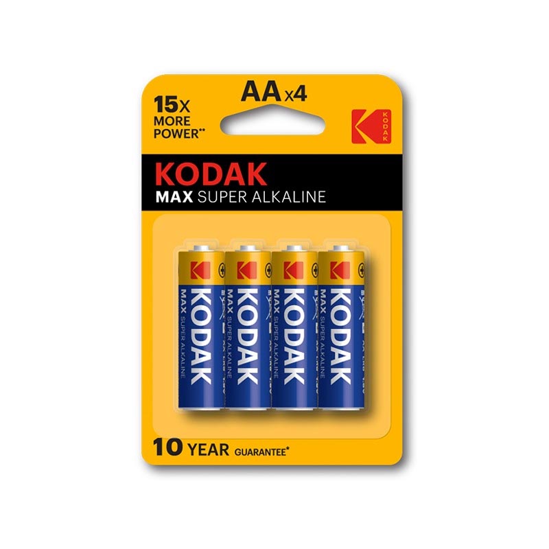 Батарейка KODAK MAX LR6 AA blist 4 (3010861)