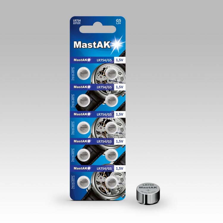 Батарейка MASTAK AG5 393 LR754 bl10 (56306324)