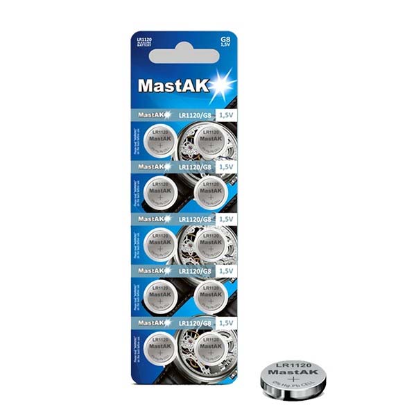 Батарейка MASTAK AG8 381 LR1120 bl10 (56307807)